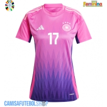 Camisa de time de futebol Alemanha Florian Wirtz #17 Replicas 2º Equipamento Feminina Europeu 2024 Manga Curta